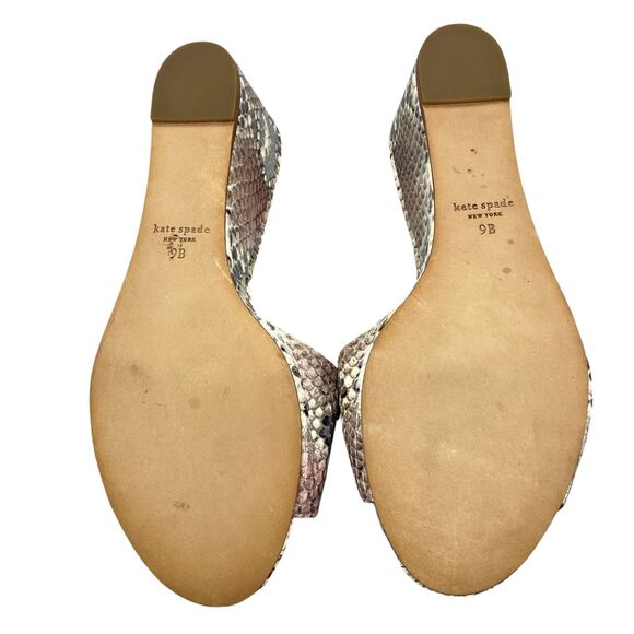 Kate Spade New York Willow Slide Wedge Sandal Womens Size 9B Leather - Picture 10 of 16